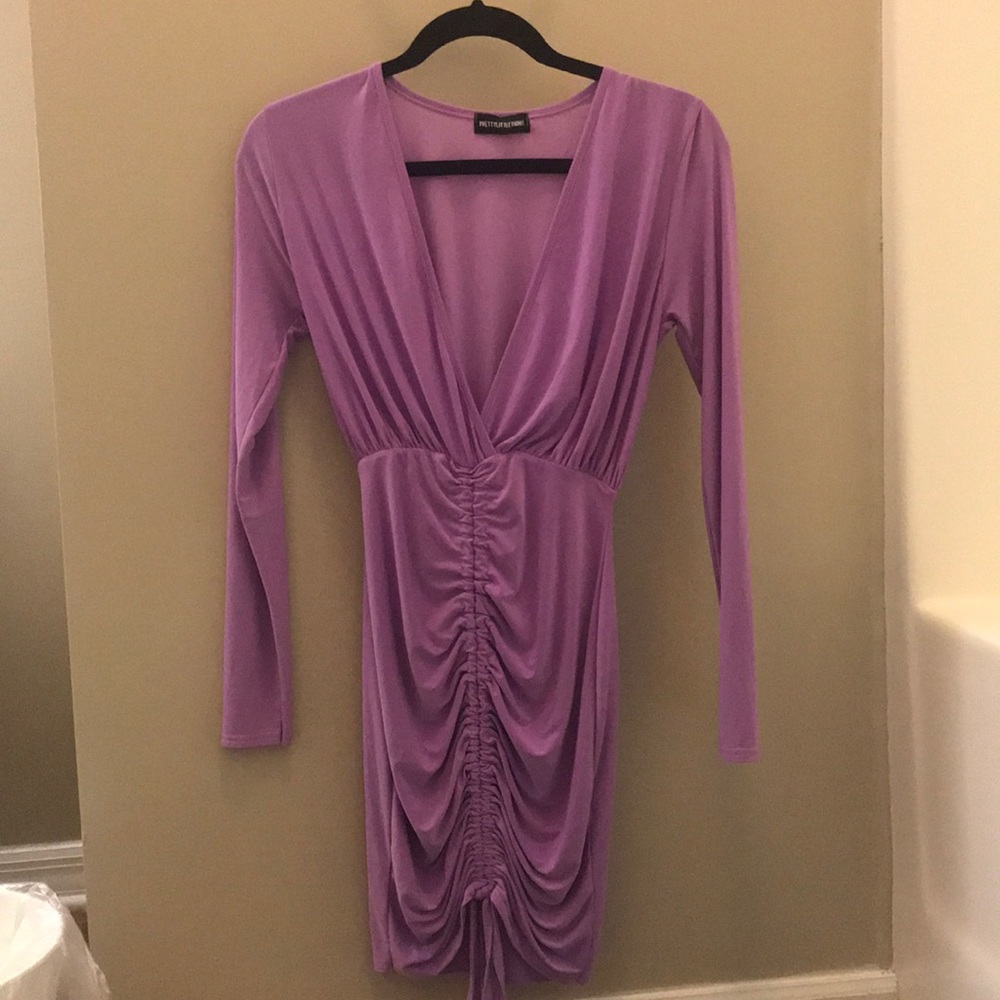 Pretty little thing scunched dress